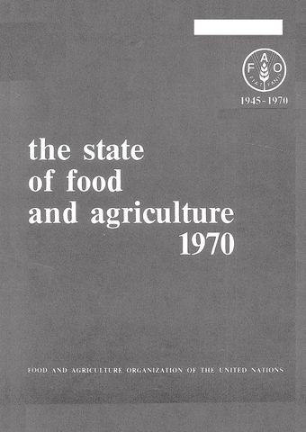 image of The State of Food and Agriculture 1970