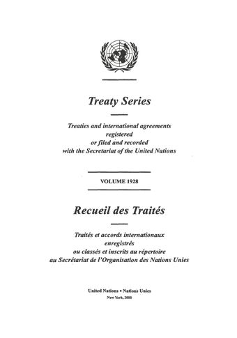 image of No. 1155. United Nations and International Organization for Migration