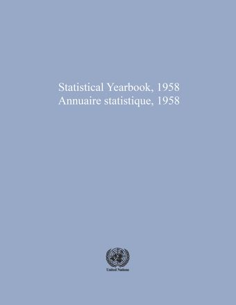 image of Statistical Yearbook 1958, Tenth Issue
