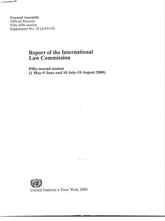 image of International liability for injurious consequences arising out of acts not prohibited by international law (prevention of transboundary damage from hazardous activities)