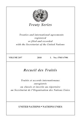 image of Treaty Series 2697