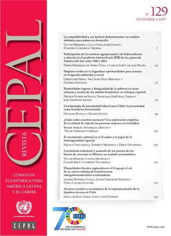 Revista de la CEPAL No. 129, Diciembre 2019