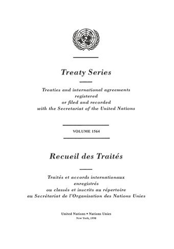 image of Treaty Series 1564