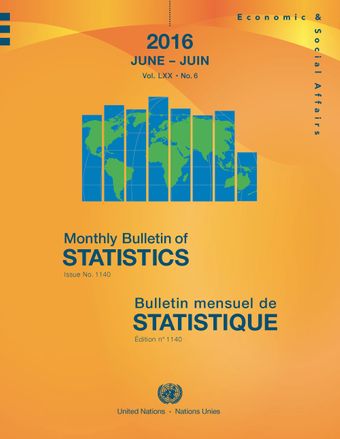 image of Bulletin mensuel de statistique, Juin 2016