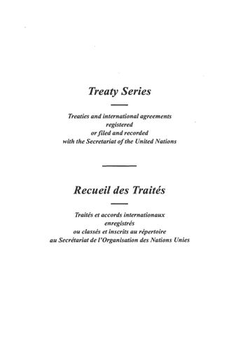 image of Treaty Series 1960