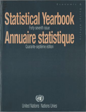 image of Statistical Yearbook 2000, Forty-seventh Issue