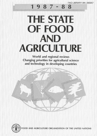 image of The State of Food and Agriculture 1987-1988