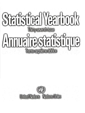 image of Statistical Yearbook 1988-1989, Thirty-seventh Issue