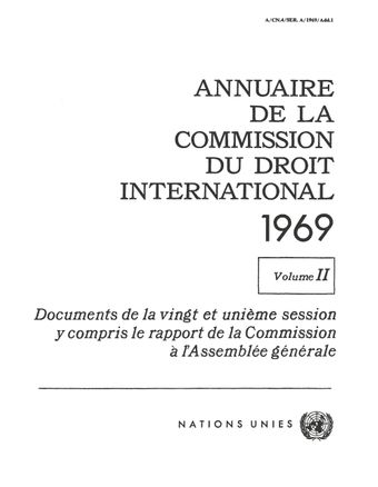 image of Rapport de la commission à l’Assemblée générale