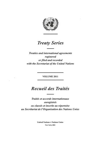 image of Treaty Series 2011