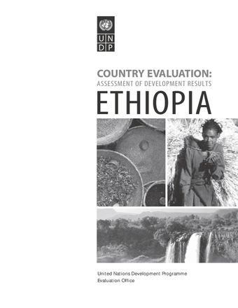 image of Assessment of Development Results - Ethiopia