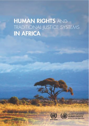 image of Human Rights and Traditional Justice Systems in Africa