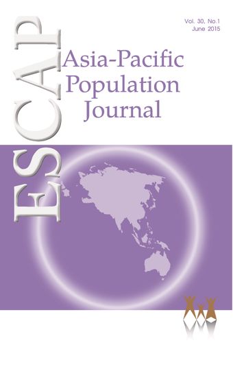 Asia-Pacific Population Journal, Vol.30, No.1, June 2015