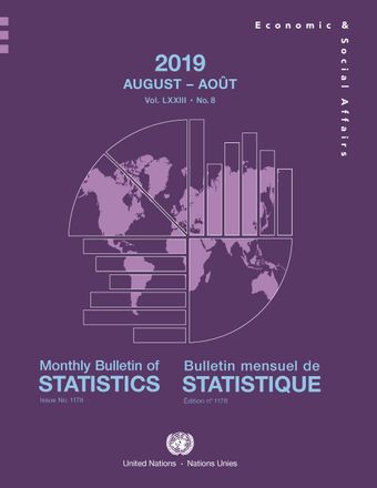 image of Monthly Bulletin of Statistics, August 2019