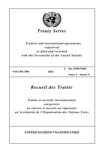 image of No. 51601. United Nations and Tunisia
