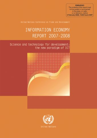 image of Information Economy Report 2007-2008