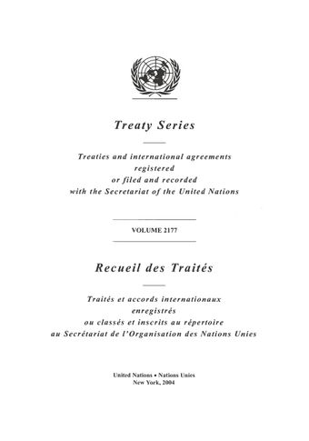 image of Treaty Series 2177