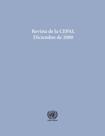 Revista de la CEPAL No. 72, Diciembre 2000