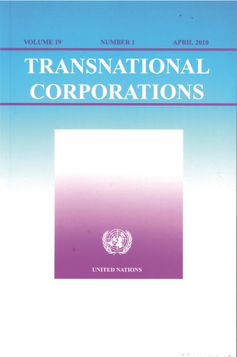 Transnational Corporations, April 2010