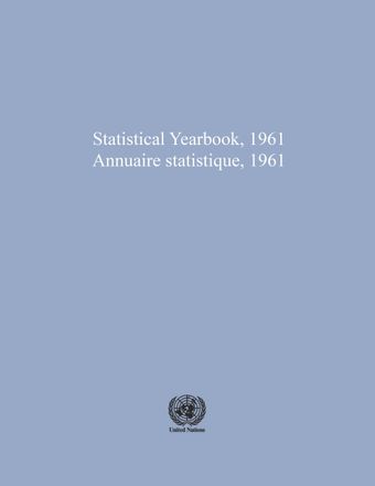 image of Statistical Yearbook 1961, Thirteenth Issue