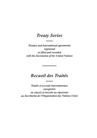 image of Treaty Series 1958