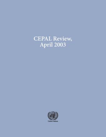 CEPAL Review No. 79, April 2003