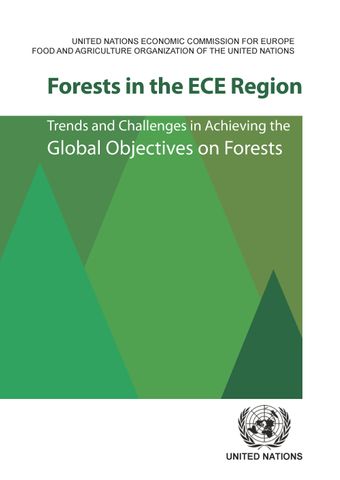 image of Progress of the ECE region towards the four global objectives on forests