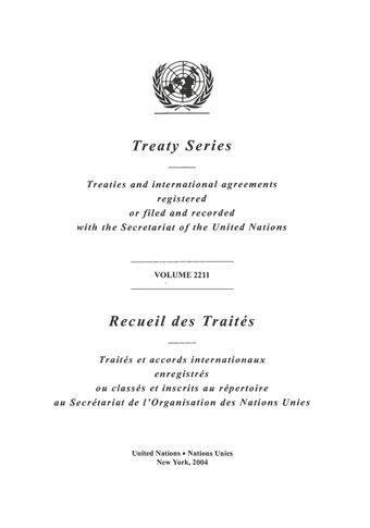 image of Treaty Series 2211