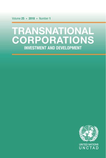 Transnational Corporations Vol. 25 No. 1