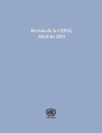 Revista de la CEPAL No. 73, Abril 2001