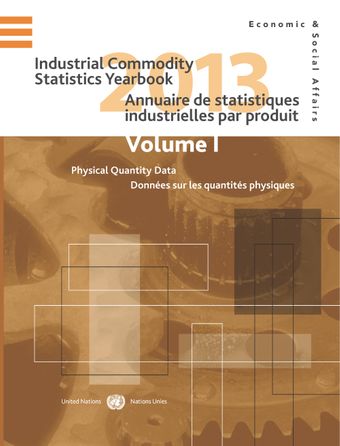 image of Industrial Commodity Statistics Yearbook 2013
