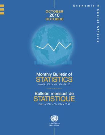 image of Monthly Bulletin of Statistics, October 2010