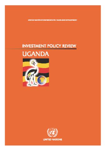 image of Investment Policy Review - Uganda
