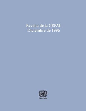Revista de la CEPAL No. 60, Diciembre 1996