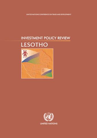 image of Investment Policy Review - Lesotho